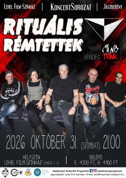 KLUBKONCERT: RITUÁLIS RÉMTETTEK vendég: MiNaPunk