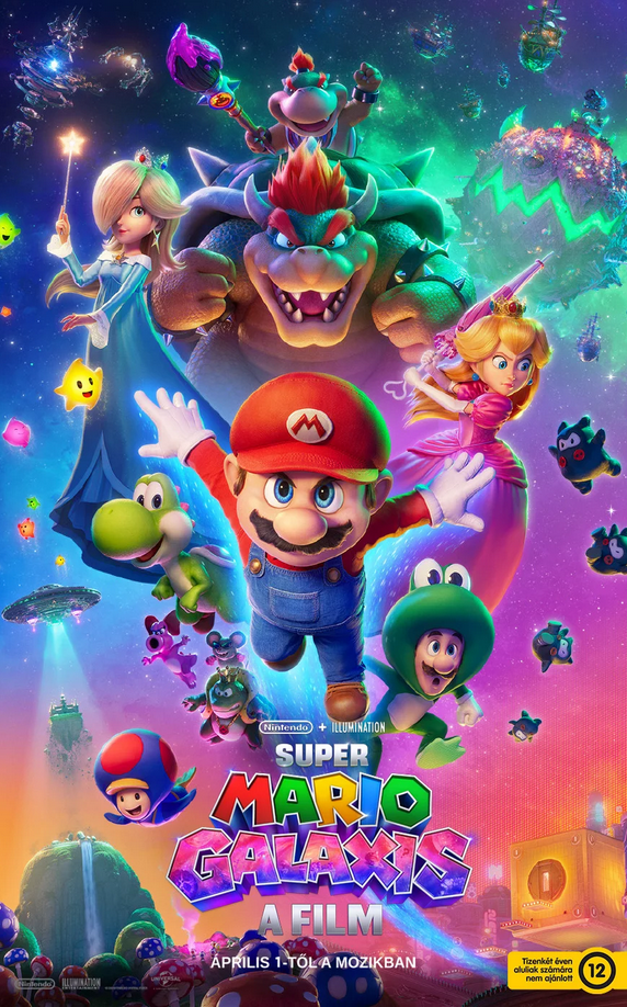 The Super Mario Galaxy Movie plakátja
