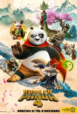 Kung Fu Panda 4 plakátja