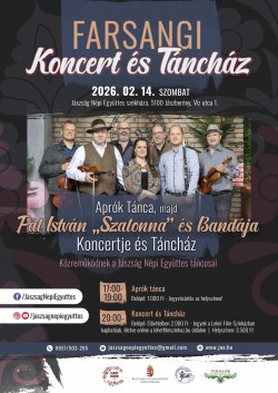 FARSANGI KONCERT ÉS TÁNCHÁZ - Pál István Szalonna és Bandája