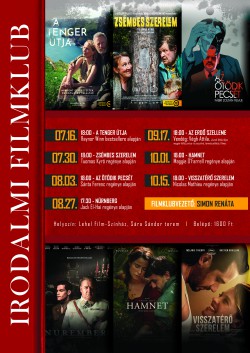 Irodalmi Filmklub: Az erdő szelleme; vendég: Végh Attila