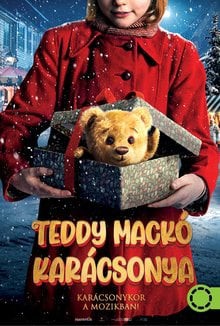 Teddy mackó karácsonya plakátja