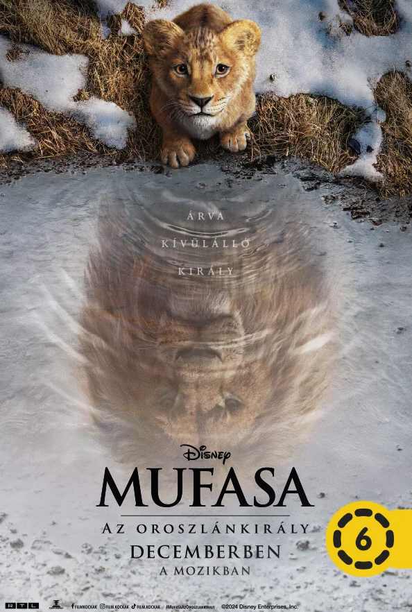 Mufasa: Az oroszlánkirály plakátja