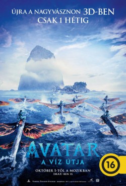 Avatar: A víz útja (2022 - újra a mozikban) plakátja