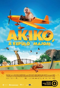 AKIKO, A REPÜLŐ MAJOM plakátja